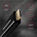 AXAGON RVD-HI14C2, redukcia DisplayPort -> HDMI 1.4 / kábel 1,8 m