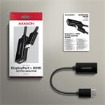 AXAGON RVD-HI20N, redukcia/adaptér DisplayPort -> HDMI 2.0b, 4K/60Hz
