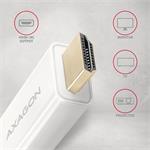 AXAGON RVDM-HI14C2W, miniDisplayPort > redukcia HDMI 1.4 / kábel 1,8 m