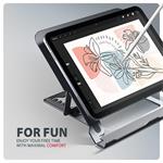 AXAGON STND-LAG, hliníkový stojan pre notebooky 10"-17,3", nastaviteľná výška, sivý