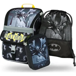 BAAGL SET 3 Zippy Batman Dark City: batoh, peračník, taška