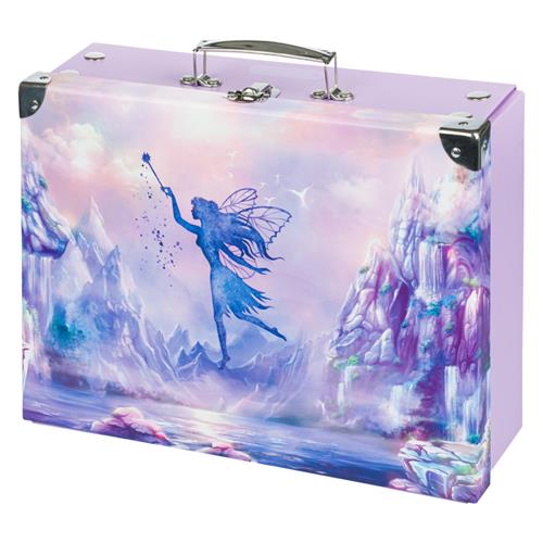BAAGL Skladací školský kufrík Fairy s kovaním