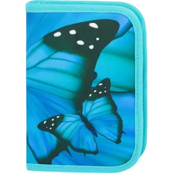 BAAGL Školní penál klasik dvě chlopně Butterfly