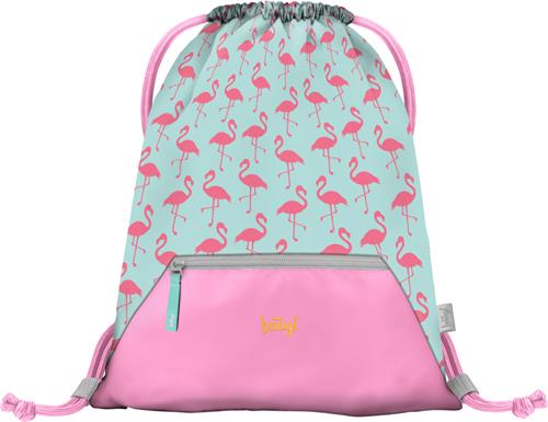 BAAGL Školská taška Flamingo
