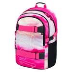 BAAGL Školský batoh Skate Pink Stripes