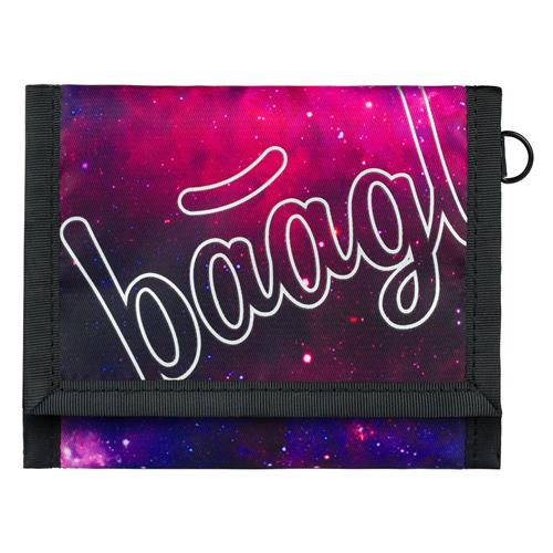 BAAGL Studentská peněženka Galaxy, fialová