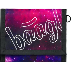 BAAGL Studentská peněženka Galaxy, fialová