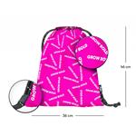 BAAGL Taška na topánky GROW BOLD pink