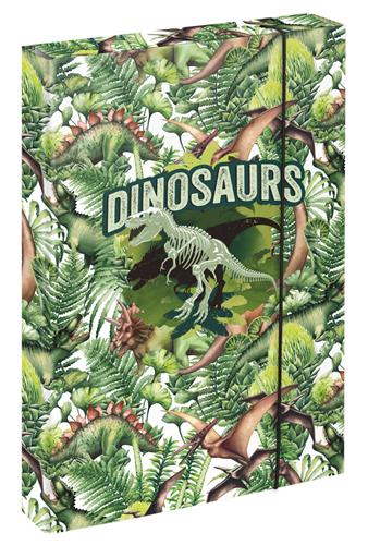 BAAGL Zakladače na školské zošity A4 Jumbo Dinosaur