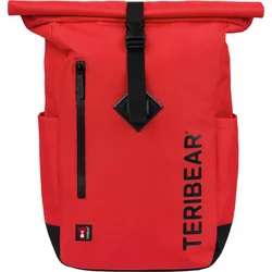 BAAGL Zavinovací batoh TERIBEAR red