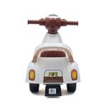Baby Mix Dětské odrážedlo motorka se zvukem Scooter bílé