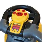 Baby Mix Dětské odrážedlo s vodící tyčí 3v1 Mega Car zelené