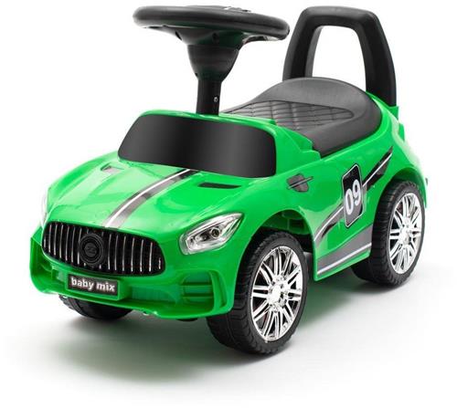 Baby Mix Dětské odrážedlo se zvukem RACER zelené