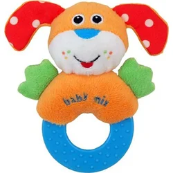 Baby Mix Dětské plyšové chrastítko pejsek