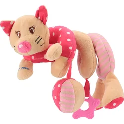 Baby Mix Hračka na postýlku Spirála Kočička růžová