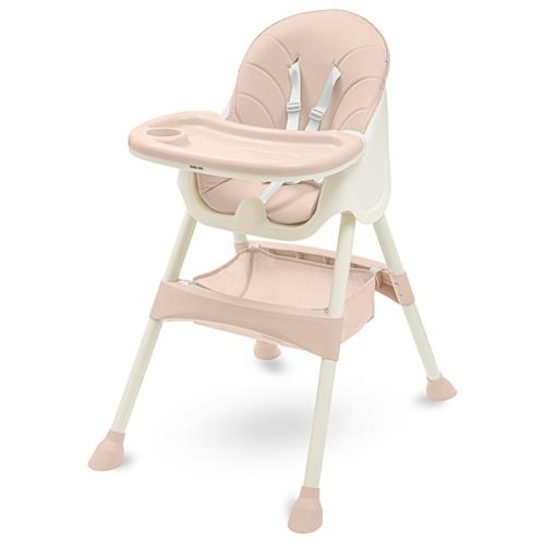 Baby Mix Jídelní židlička Nora dusty pink