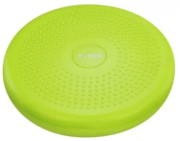 Balančný masážny vankúšik LIFEBaLANCE CUSHION 33cm, svetlo zelený F-BALAN-A01-01