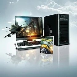 BARBONE REBEL HAWX Intel C2D E8400/2GB/500GB/9800GTX/DVDRW/Linux