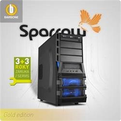 BARBONE SPARROW Gold - Intel Core i7-4790/8GB/1TB/120GB SSD/Intel HD 4600/DVDRW/W10P (SparrowGoldW10P)
