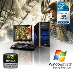 BARBONE W REBEL RS TOTAL Intel QUAD Q8200/4GB-DDR3/1TB/GTX260/DVDRW/Vista Home Premium