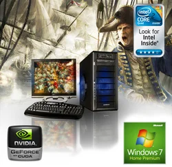 BARBONE W REBEL TOTAL RS Intel QUAD Q8300/4GB-DDR3/1TB/GTX260/DVDRW/Windows 7 Home Premium