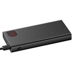Baseus Adaman kovová powerbanka s digitálním displejem QC 20000mAh 22.5W, černá