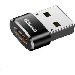 Baseus adaptér USB samec na USB-C samice 5A, černá