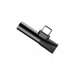 Baseus audio rozbočovač s koncovkami USB-C samice/samec, 3,5mm Jack