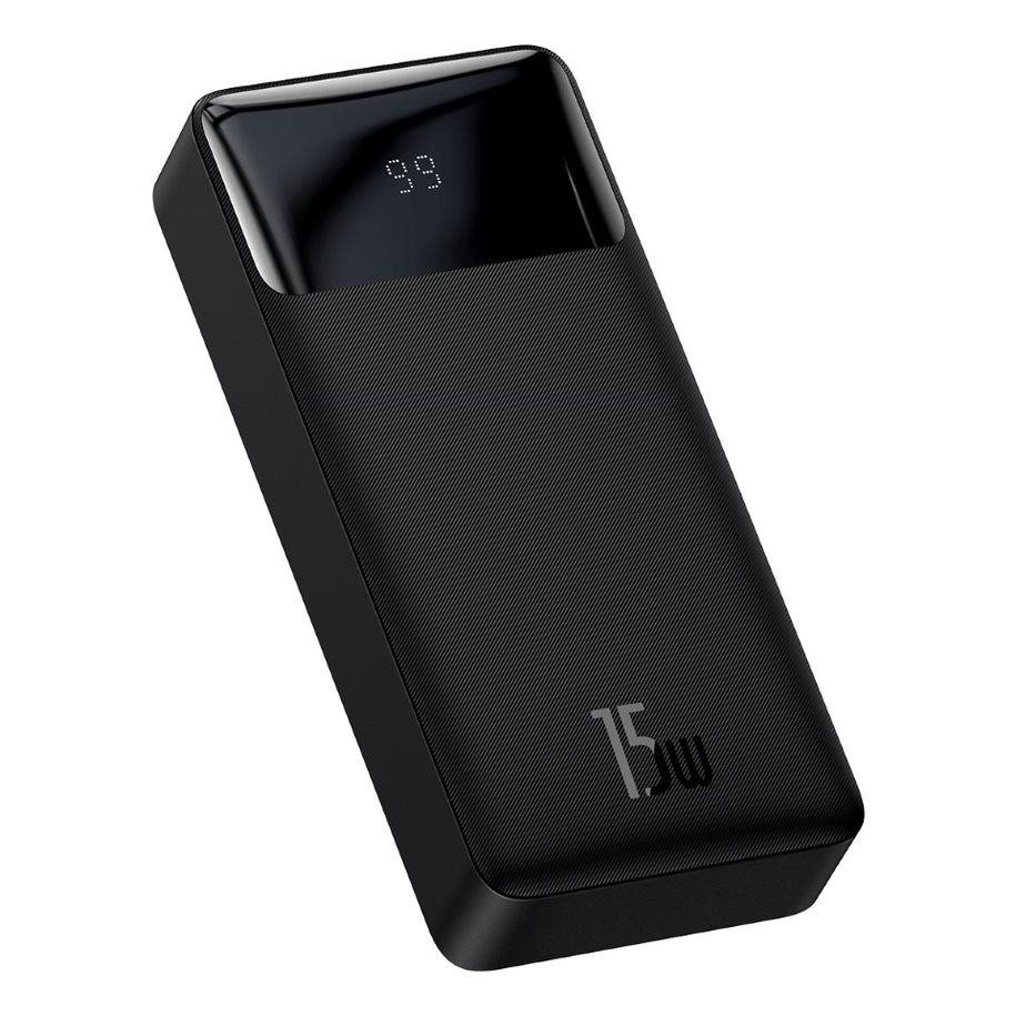 Baseus Bipow powerbanka s digitálním displejem 20000mAh 15W černá