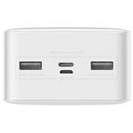 Baseus Bipow powerbanka s digitálním displejem 30000mAh 15W bílá