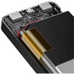 Baseus Bipow powerbanka s digitálním displejem 30000mAh 15W černá