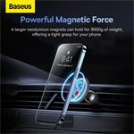 Baseus C01 magnetický držák do auta (do ventilační mřížky), černá
