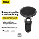 Baseus C01 magnetický držák do auta (do ventilační mřížky), černá