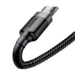 Baseus Cafule Micro USB 2,4A 1m (sivo-čierny)