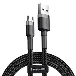Baseus Cafule Micro USB 2,4A 1m (sivo-čierny)