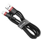 Baseus Cafule Nabíjací/dátový kábel USB na Lightning 1,5A 2 m, červeno-čierny