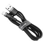 Baseus Cafule Nabíjací/dátový kábel USB na Lightning 1,5A 2 m, sivo-čierny