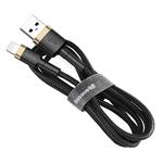 Baseus Cafule Nabíjací/dátový kábel USB na Lightning 2,4A 1 m, zlato-čierny