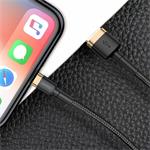 Baseus Cafule Nabíjací/dátový kábel USB na Lightning 2,4A 3 m, zlato-čierny
