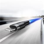 Baseus Cafule nabíjecí/datový kabel USB na Lightning 1,5A 2m, šedá-černá