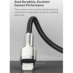 Baseus Cafule Series Nabíjací/dátový kábel USB-C na Lightning PD 20W 2m, biely