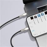 Baseus Cafule Series nabíjecí/datový kabel USB-C na Lightning PD 20W 0,25m, černá