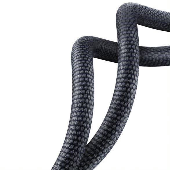 Baseus Crystal Shine Series nabíjecí/datový kabel USB-A / USB-C 100W 1,2m, černá