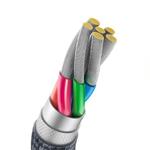 Baseus Crystal Shine Series USB-A/USB-C 100W 2m nabíjací/dátový kábel, čierny