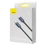 Baseus Crystal Shine Series USB-C/Lightning 20W 2m nabíjací/dátový kábel, čierny