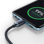 Baseus Crystal Shine Series USB-C / USB-C 100W 2m nabíjací/datový kábel, čierny