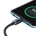 Baseus Crystal Shine Series USB-C / USB-C 100W 2m nabíjací/datový kábel, čierny
