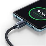 Baseus Crystal Shinenabíjecí/datový kabel USB-C / USB-C 100W 1,2m, modrá