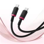 Baseus Dura USB-C/USB-C rýchlonabíjací kábel 2m 100W červený čierny