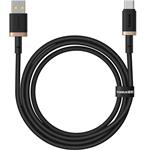 Baseus Dura USB/USB-C rýchlonabíjací kábel 1m 60W čierny zlatý